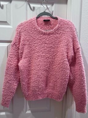 Vici Pink Fuzzy All Season Sweater